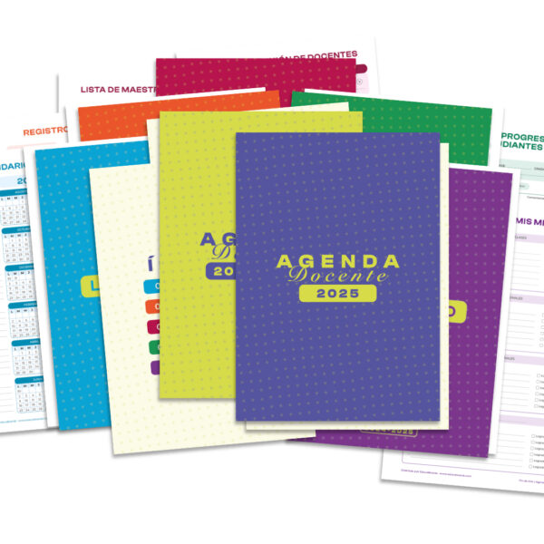 AGENDA DOCENTE *pack completo* - Imagen 3