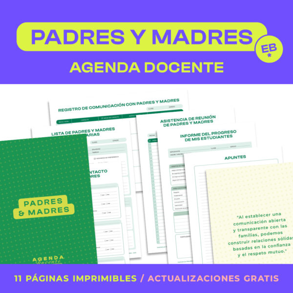 Padres y Madres *Agenda Docente*
