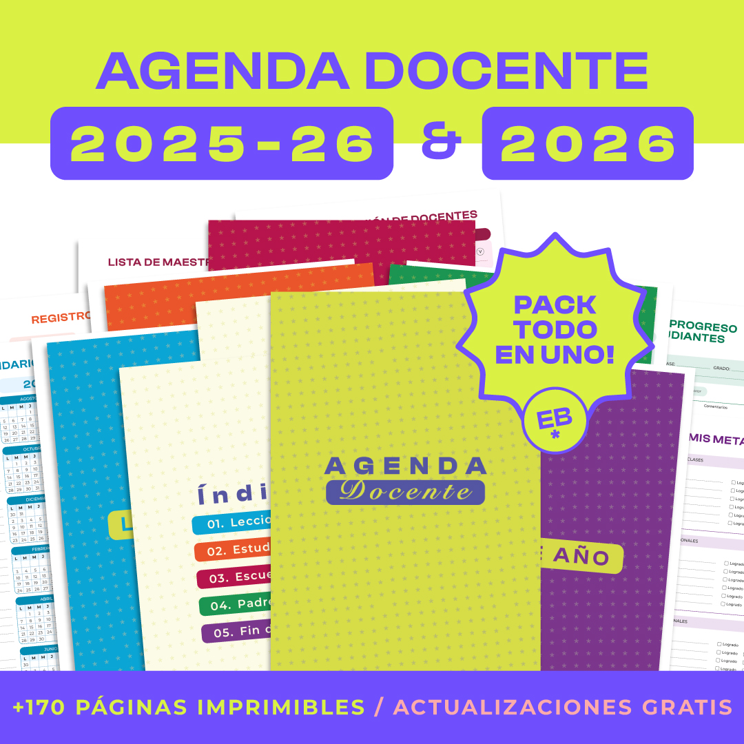 Agenda Docente *PACK COMPLETO*
